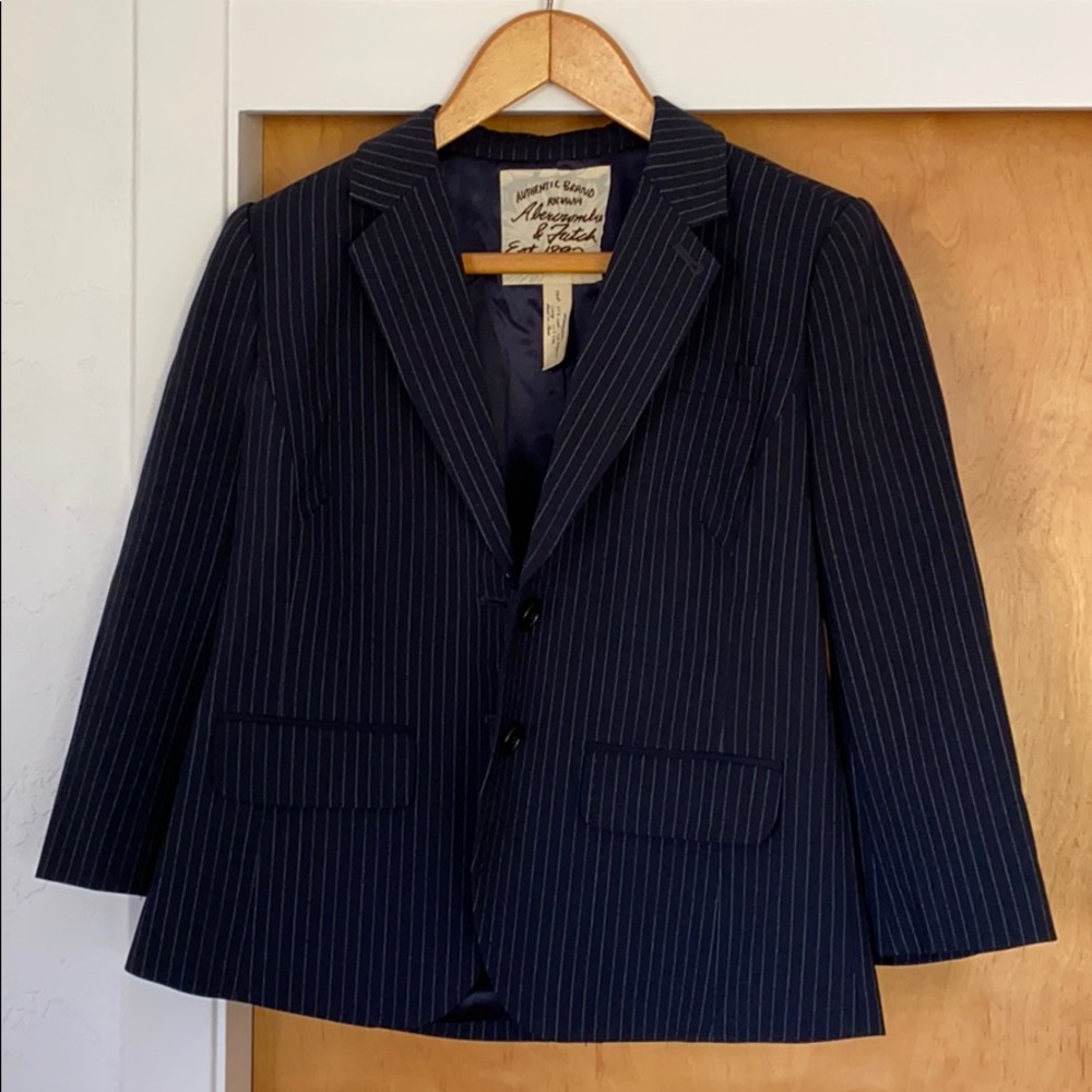 Vintage Abercrombie & Fitch Navy Women’s Blazer